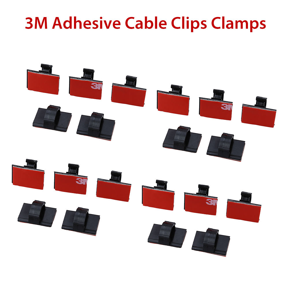 Universele Auto Dash Camera 3M tape Adhesive Kabel Clips Klemmen Wire Tie Mount Houder voor VIOFO A118C2 A119 etc Sticker tape