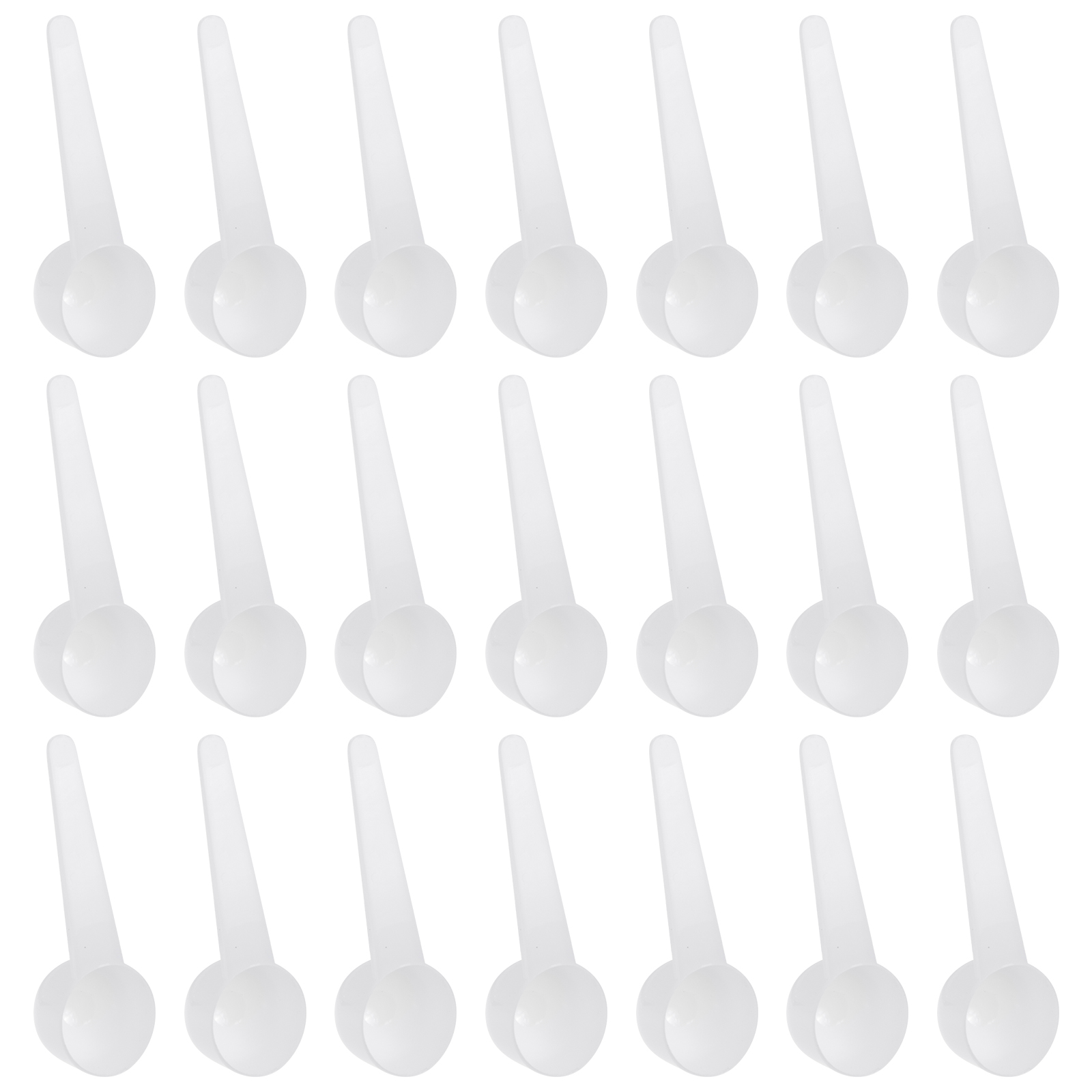25Pcs Measuring Spoon Plastic Powder Scoop 10g Powder Spoons Plastic Small Scoop