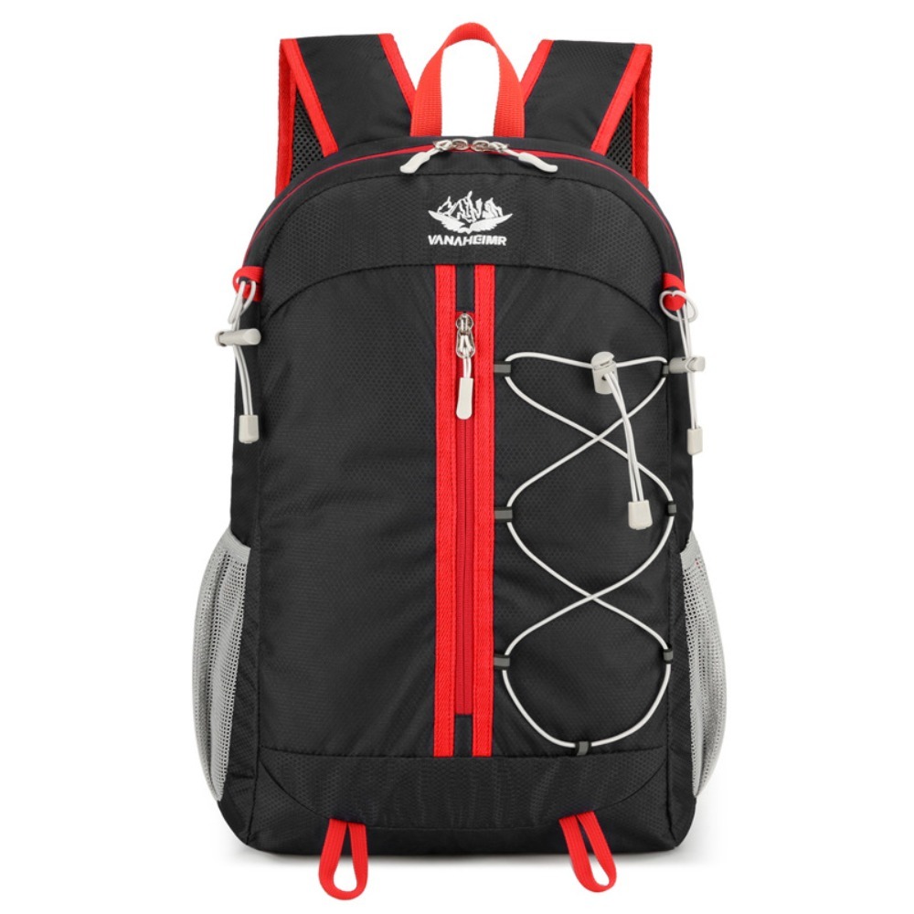 Sac à dos d'équitation de montagne pour hommes, ultraléger, multifonctionnel, pliable, pour loisirs, grande capacité, sac de voyage: Beige