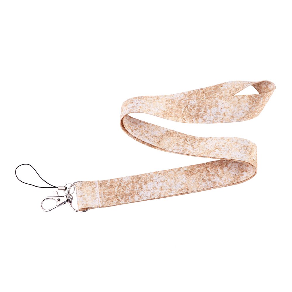 CB608 Marble Printing Neck Strap Keychain Lanyard For Keys Women ID Badge Holder Keycord DIY Hanging Rope Cell Phone Accessories: 1
