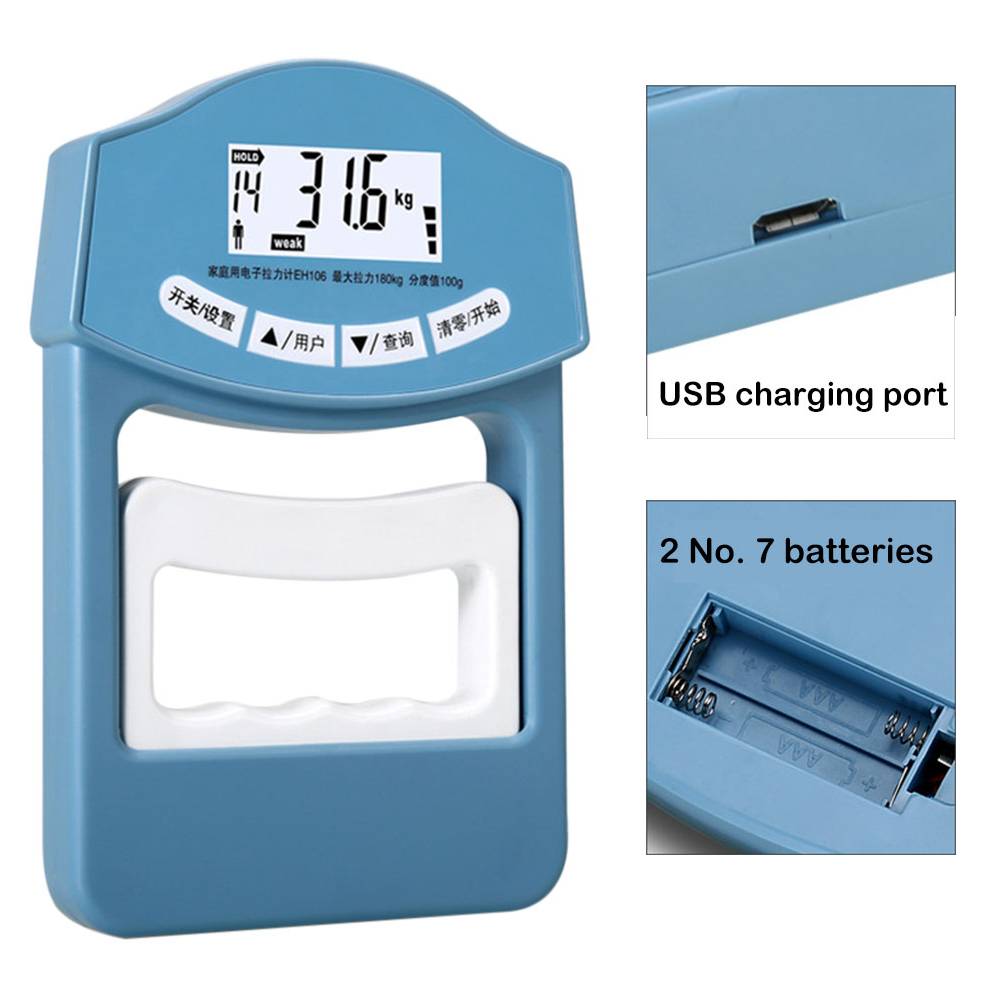 Digital Display Hand Dynamometer Automatic Capture Of Electronic Hand Grip Force Digital Display Electronic Hand Dynamometer