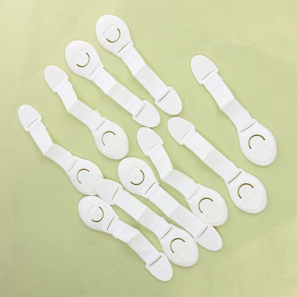 4/10Pcs Kids Veiligheid Kabinet Lock Baby Proof Beveiliging Protector Lade Deur Kast Lock Plastic Bescherming Kids Veiligheid deurslot