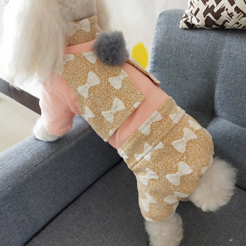 Pet a Roupa Do Cão Casaco de Inverno Macacão Macacões Roupa Cachorro Roupas para Animais De Estimação para Cães de Pequeno Porte Pet Outfit Shih Tzu Pug S, m, L, XL, XXL