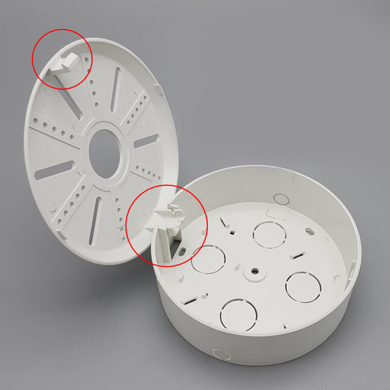 Dome IP camera wall bracket ABS plastic 4PCS universal security cctv camera bracket apply Tibetan plastic box