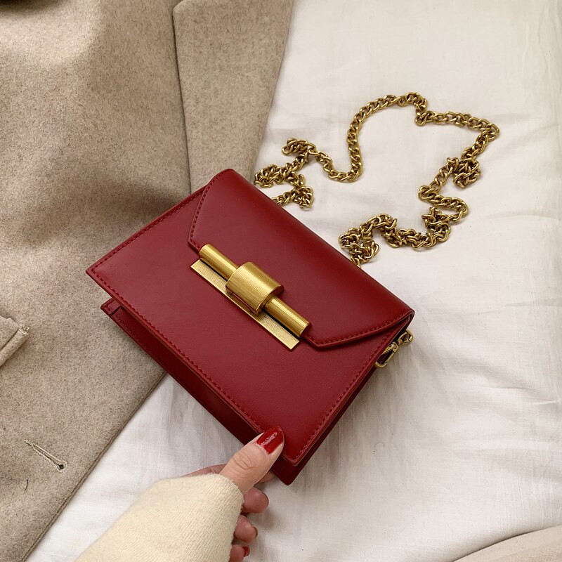 Ivog Aankomst Dagelijks Dames Kleine Crossbody Schouder Handtas Zwart Gg Wit Chain Hand Tassen Voor Vrouwen