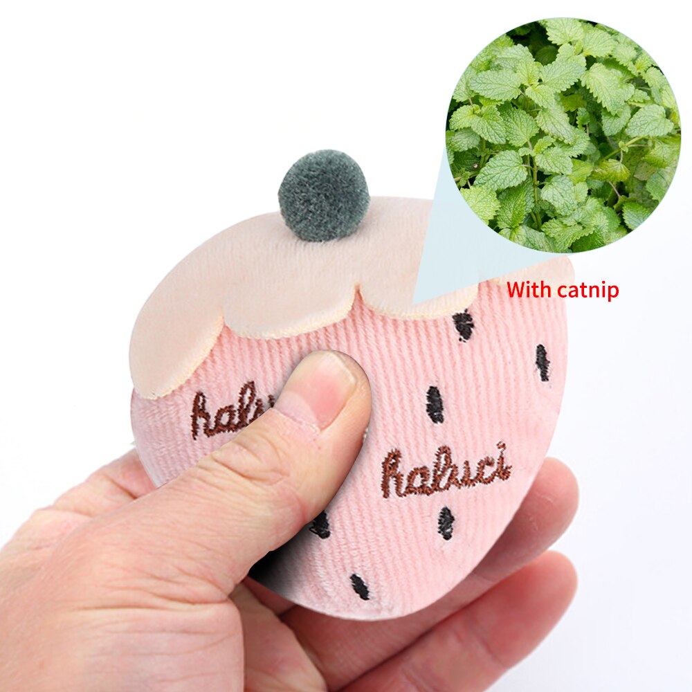 Cat Toy Mini Cat Grinding Catnip Toys Funny Interactive Plush Cat Teeth Toys Pet Kitten Chewing Toy Claws Thumb Bite Pet Supply