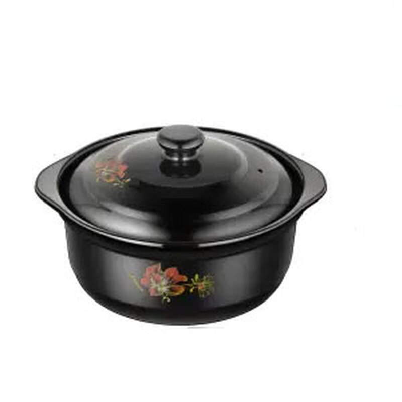 Casserole Stew Pot Soup Pot Small Casserole Gas Gas Open Flame Household Rice Noodle Ceramic Health Pot Ceramic Pot Cooking