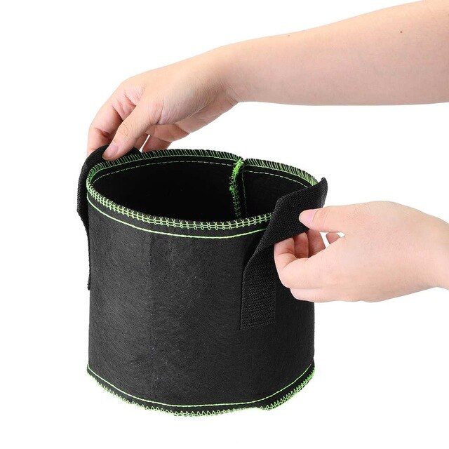 1-10 Gallon Breathable Pots Planter Pots Plant seedling Grow Bags for home garden Potato strawberry Vegetable Planting: 1Gallon