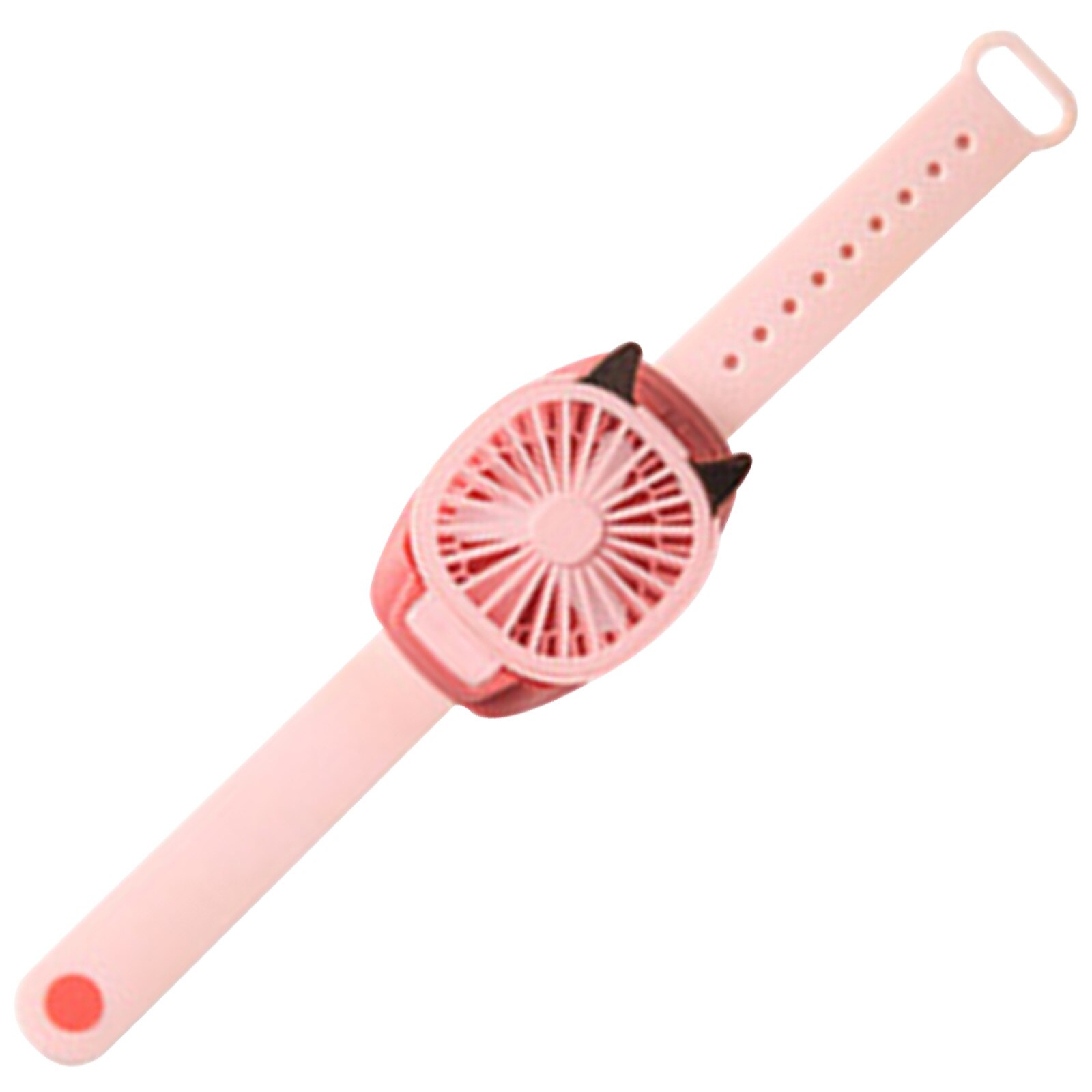 freundlicher Erwachsenen Ich bin Freien Uhr Fan Kreative Uhr Fan USB Mini Ladung Faul Stumm Tragbare Handgelenk Fan Kawaii Geburtstag Präsentieren Spielzeug: Rosa