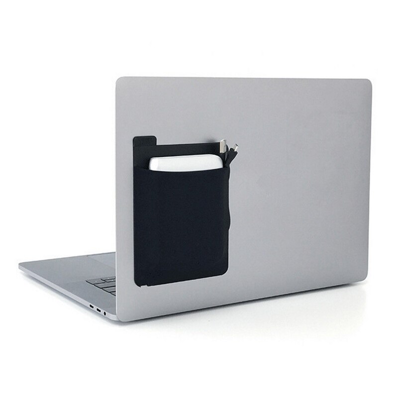 Lijm Laptop Back Opbergtas Muis Digitale Opslag Laptop Accessoires Bag: Black