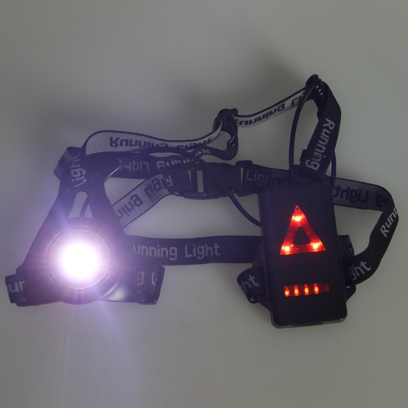 Outdoor Sport LED Night Running Light USB Oplaadbare Borst Lamp Veiligheid Jogging Waarschuwingslampje Fietsen Torch