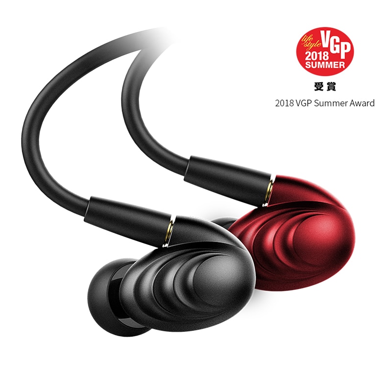 FiiO F9 Triple pilote hybride dynamique HiFi dans l'oreille écouteur est livré en standard avec 2 câbles MMCX détachable 2.5mm câble équilibré