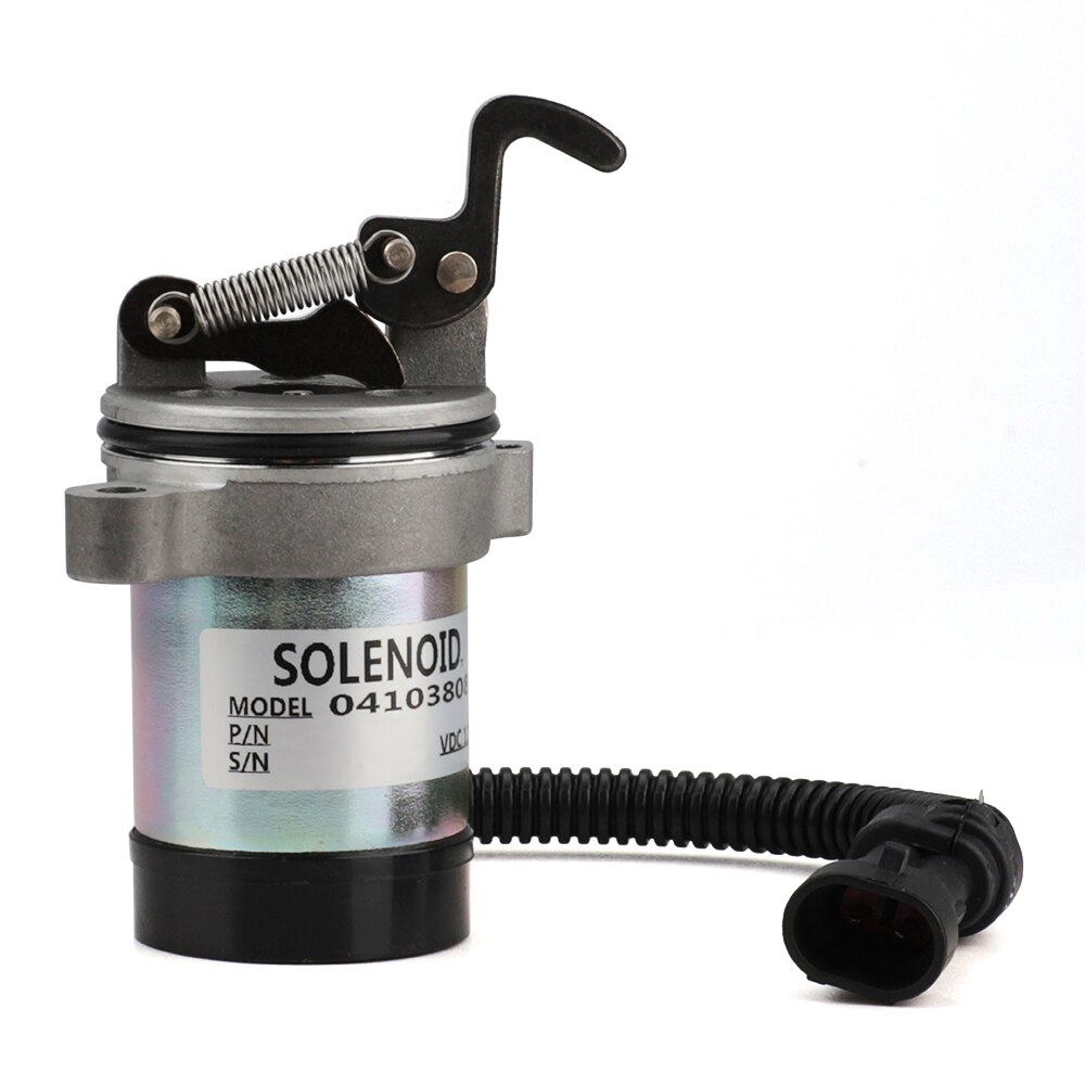 04103808 Fuel Shut Off Solenoid for Deutz F3L F3M F4L F4M 1011 (Cable Length: 21.5cm / 8.46 inch)