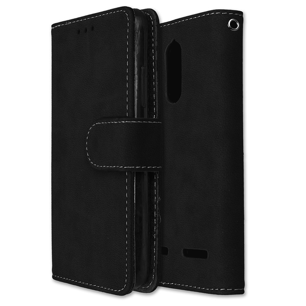 De cuero para Lenovo K6 funda magnética de cuero Flip para Lenovo K6 de 5,0 "K33a48 K33a42 teléfono caso cubierta con titular de la tarjeta