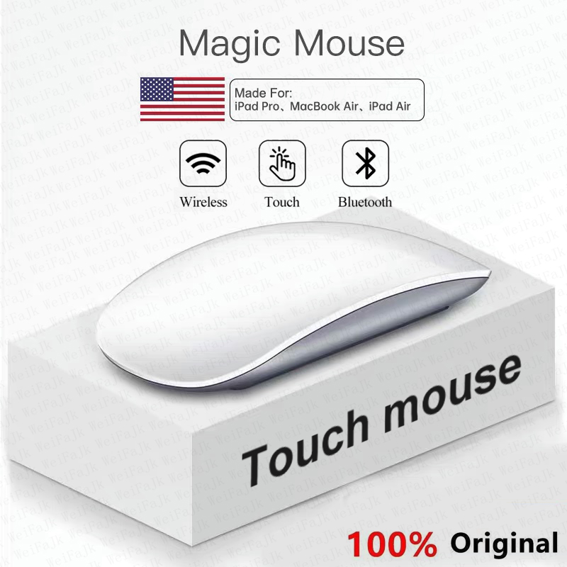 APPLE Originele Draadloze Bluetooth 5.0 Aanraking Magische Muis Voor Macbook Pro Air Mini Laptop Tablet PC iPad Gaming Ergonomico Muis