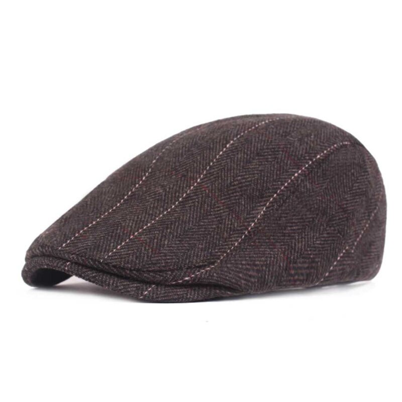 Britse Stijl Gentleman's Casual Baret Hoed Wollen Platte Zon Cap Winter Hoeden voor Vrouwen Mannen