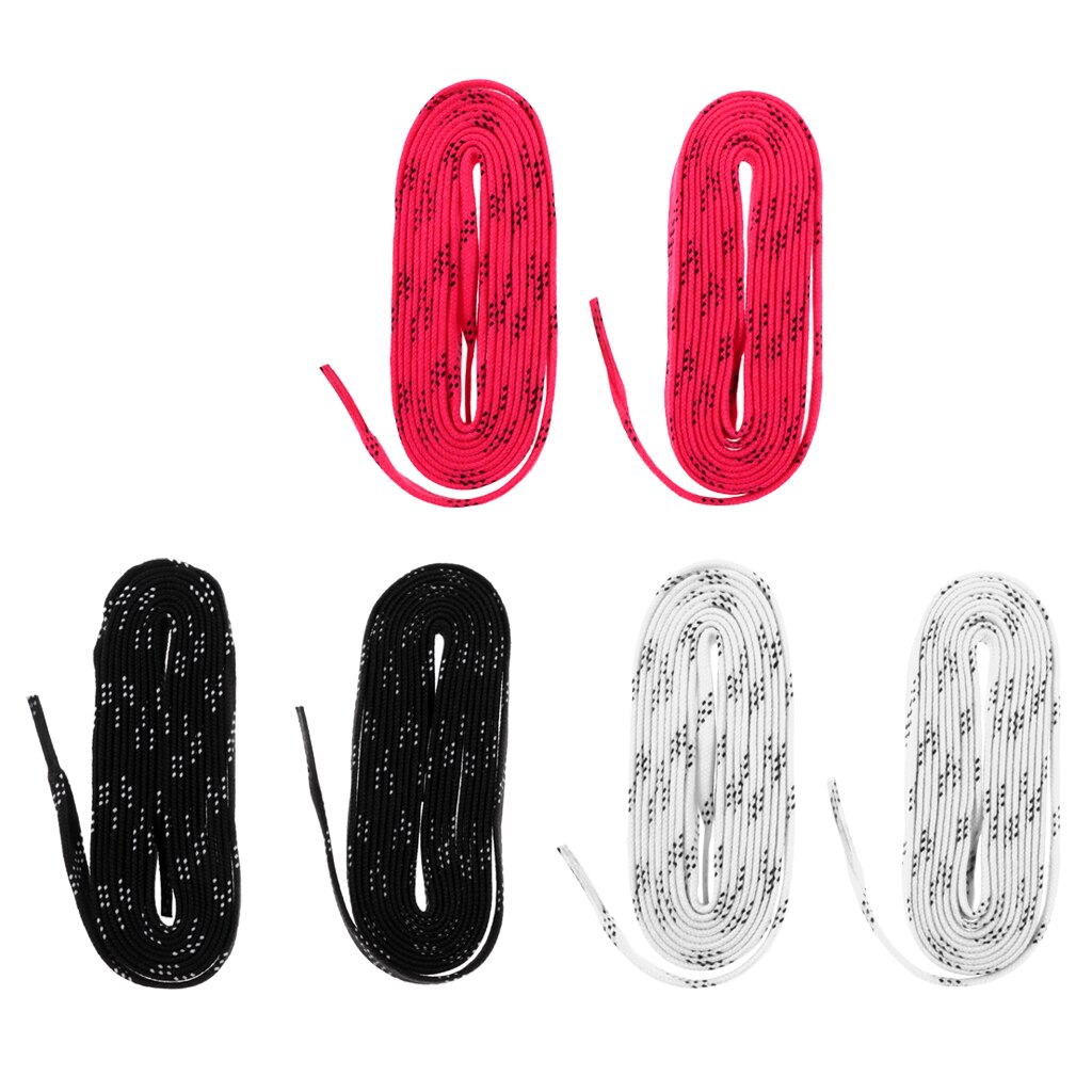 3 Pairs 96 inch Ice Hockey Skates Shoe Laces Keep Tied & Tight for Women Men