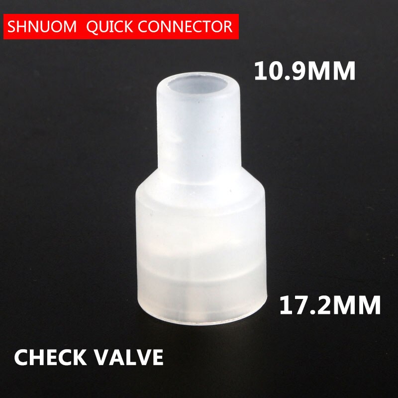 Diameter Change Plastic One Way Inline Check Valve Gas Air Liquid Water Fluids Dispenser Accessories Heating Bile Steam