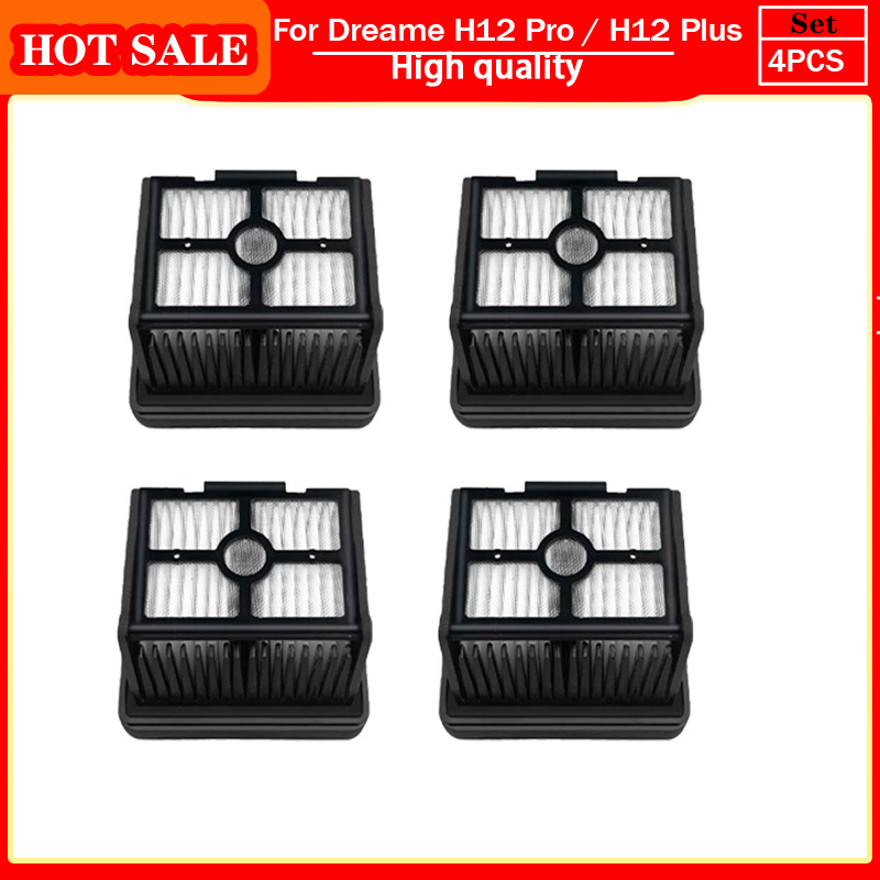 Dreame H12 Pro / H12 Plus/H13 pro plus Mix/M13 BETA Soft Brush Spare Parts Wet Dry Roller Hepa Filter Accessories: plum