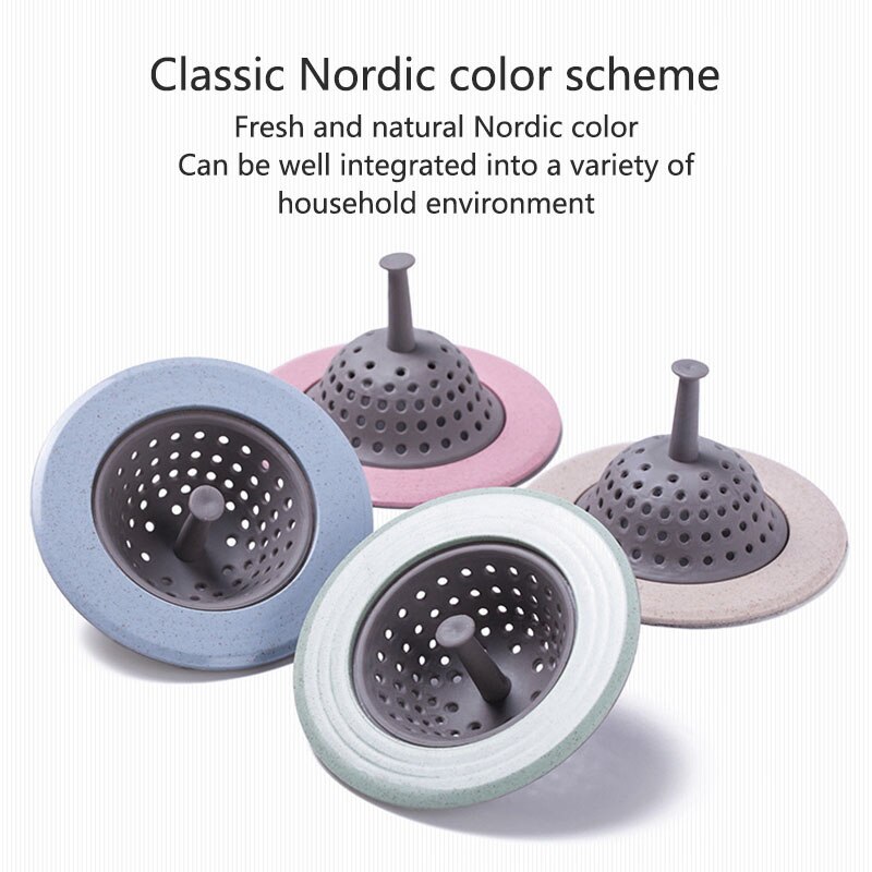 Colador de silicona para fregadero, filtro de desagüe de fregadero, Colector de residuos, accesorios de baño y cocina, coladores,