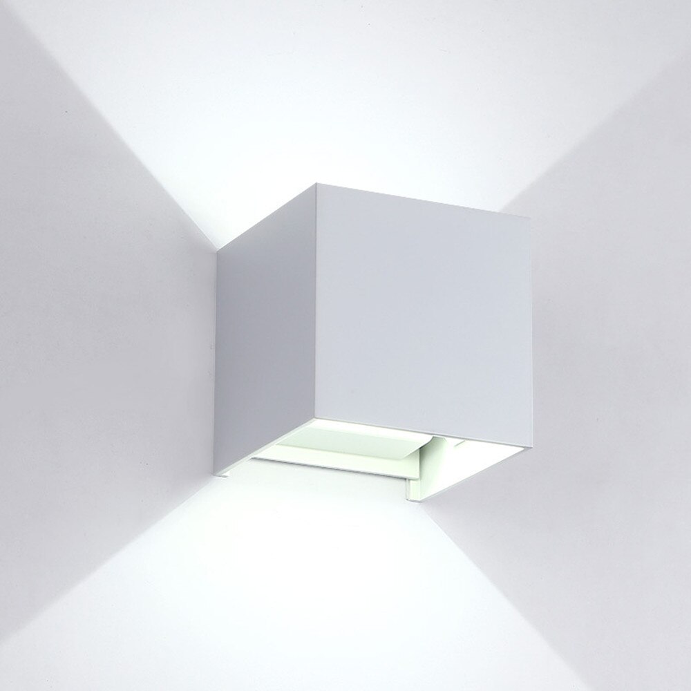 Moderne led-spejllys 9w 12w ac110v 220v vandtæt væglampe badeværelse belysning sort / hvid vægmonteret spejllampe