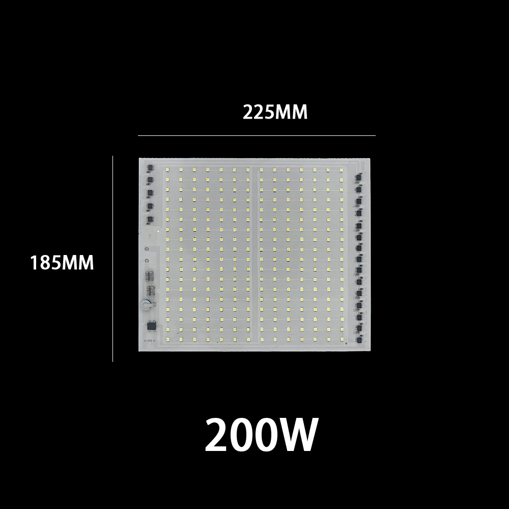 220V alto Lumen 200W SMD2835 LED Chip matriz LED COB 10W 20W 30W 50W para accesorios de iluminación foco reflector bombilla LED DIY: Oro / 50 W