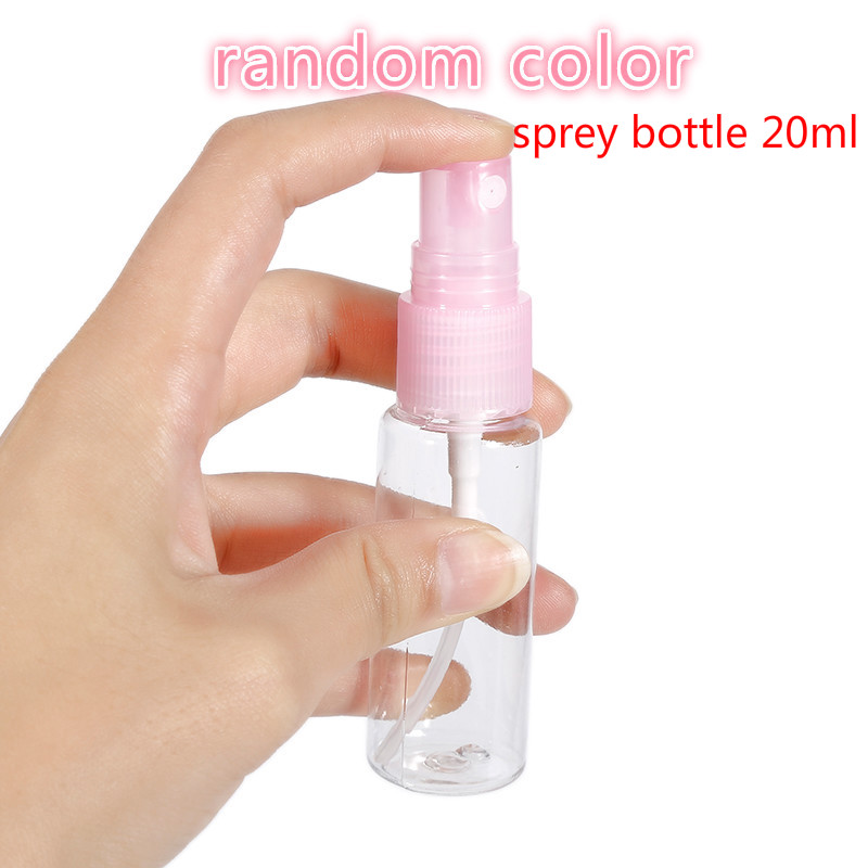 200ml Empty Plastic Nail Polish Remover Alcohol Liquid Containers Press Pumping Dispenser Bottle For Nail Art UV Gel Cleaner: sprey bottle 20ml