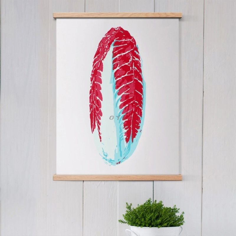 A4 Magnetic Wooden Picture Frames DIY Minimalist Photo Poster Painting Hanger Wall Art Home Decor