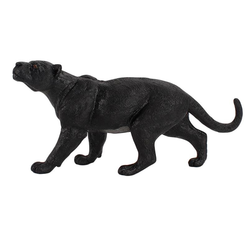 1Pc Gesimuleerde Panther Model Creatieve Delicate Panther Model Dier Desktop Versiering Voor Amateur Collector