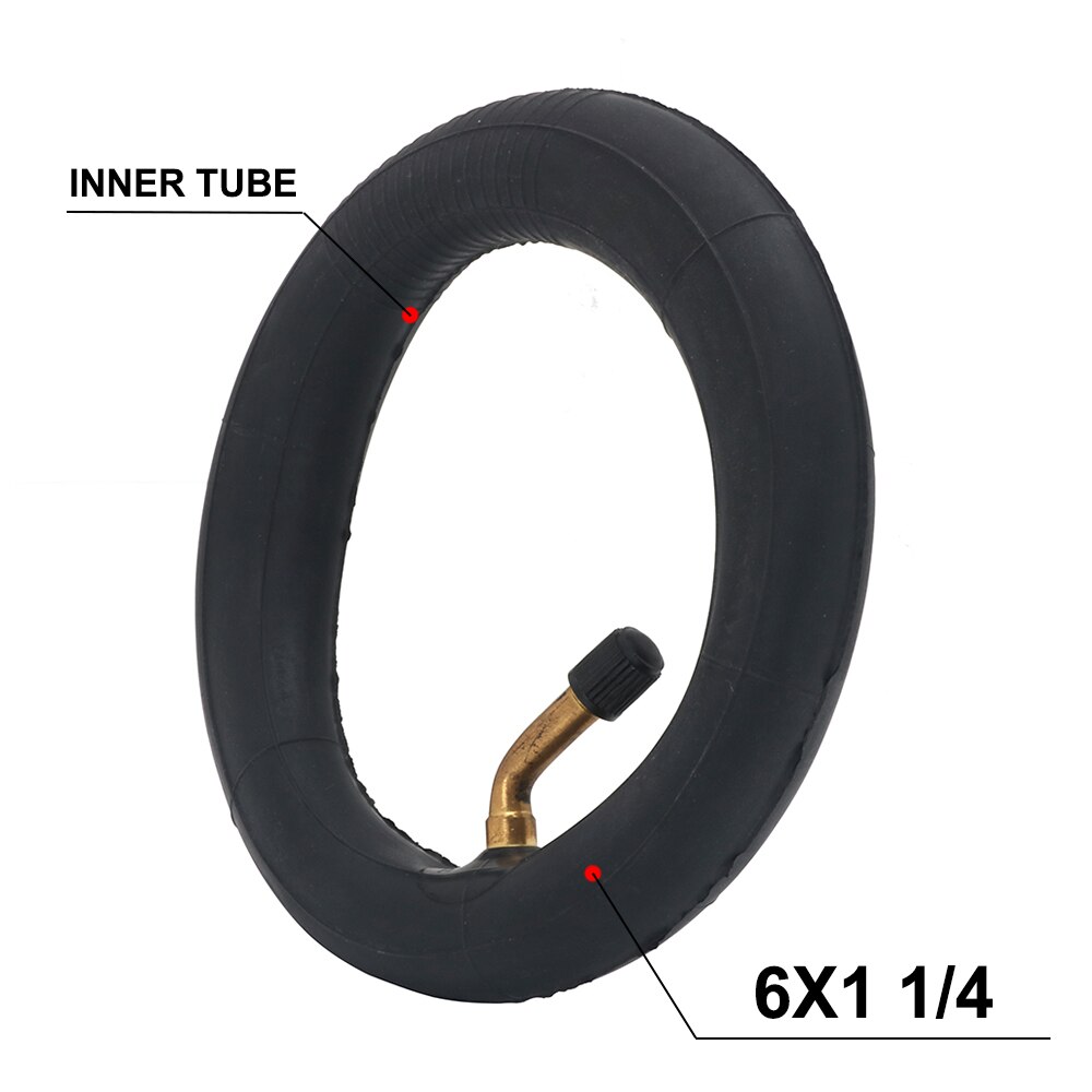 Motorsykkel 6*1 1/4 6 tommers ytterrør ytterdekk til oppblåsynge rullestol pneumatisk gass elektrisk scooter 6 x 1 1/4: Indre