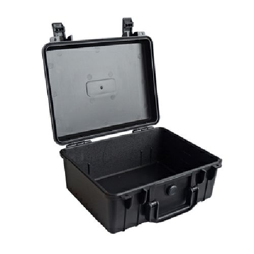 Draagbare Plastic Box Multifunctionele Koffer Multifunctionele Bescherming Opslag Tool Hardware Apparatuur Veiligheid Toolbox: black empty
