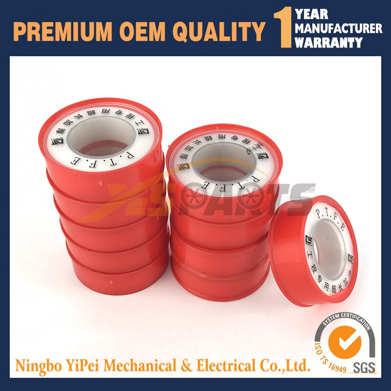 10Rolls PTFE tape Teflon tape Teflon Plumbing Joint Plumber Fitting Thread Seal Tape For Water Pipe Plumbing Sealing Tapes