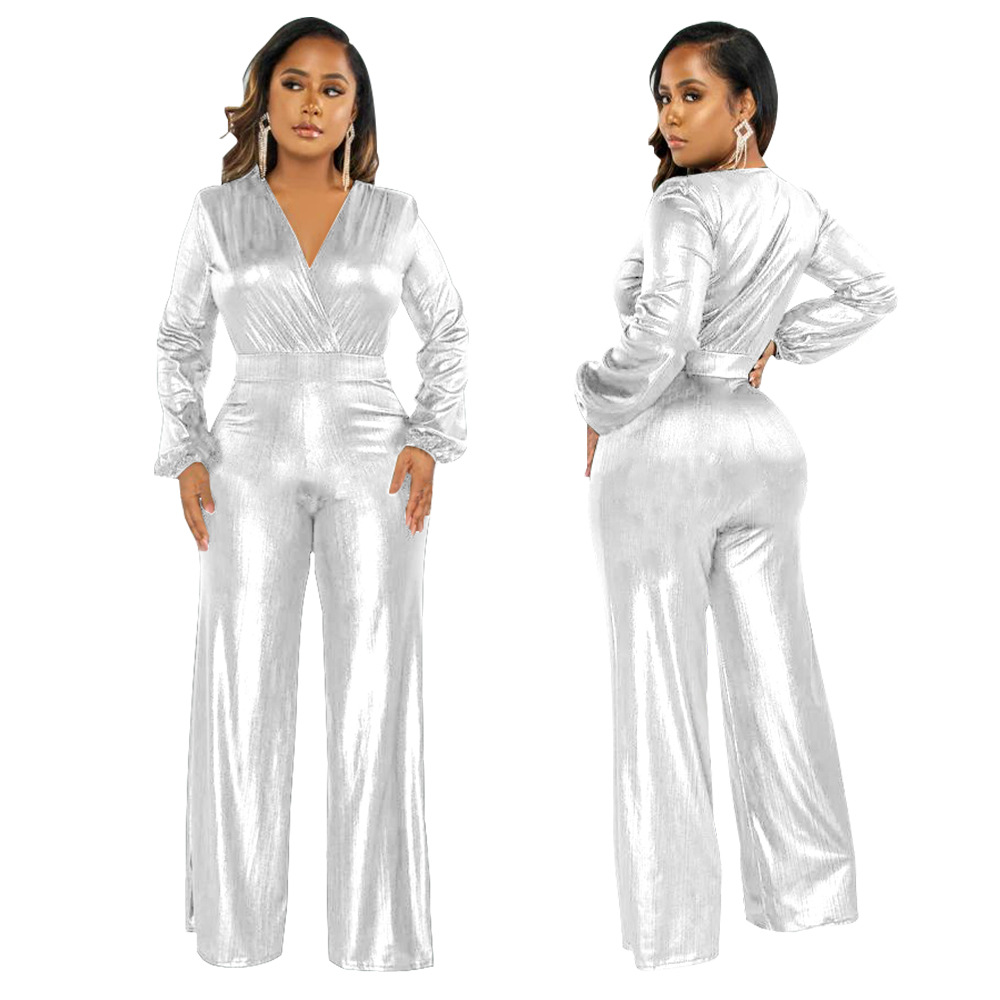Jumpsuit kvinder efterårstøj kvinder klubtøj fødselsdagstøj kvindelige overalls one piece outfit efterårstøj