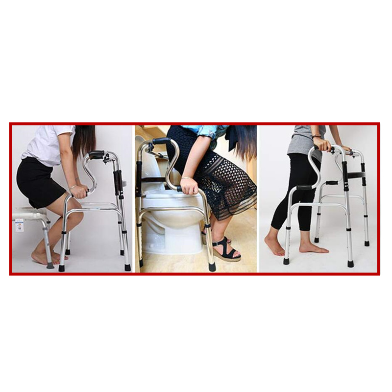 Jaycreer folde rollator med hjul eller uden hjul