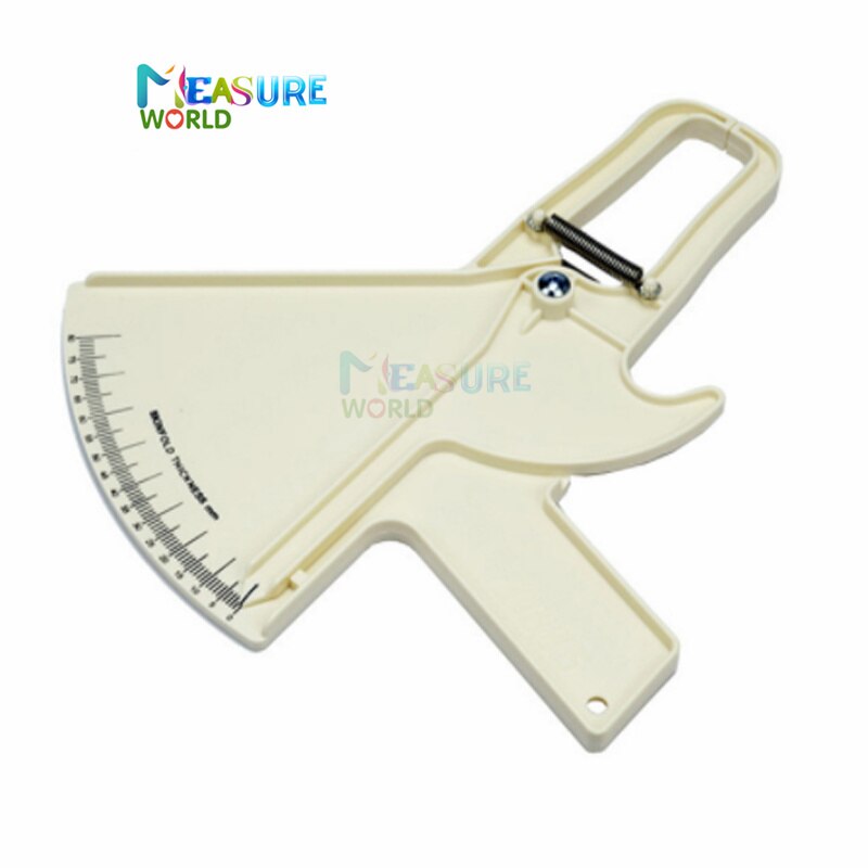 Slim Guide caliper Body fat Caliper skinfold caliper body caliper body fat tester plicometros 0-80mm: white