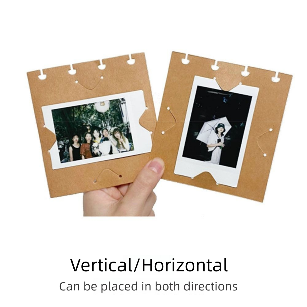 Album Photo à rabat avec affichage horizontal/vertical, autoportant, peut contenir 20 à 40 Photos, cadre Photo de bureau, ornements faciles à installer