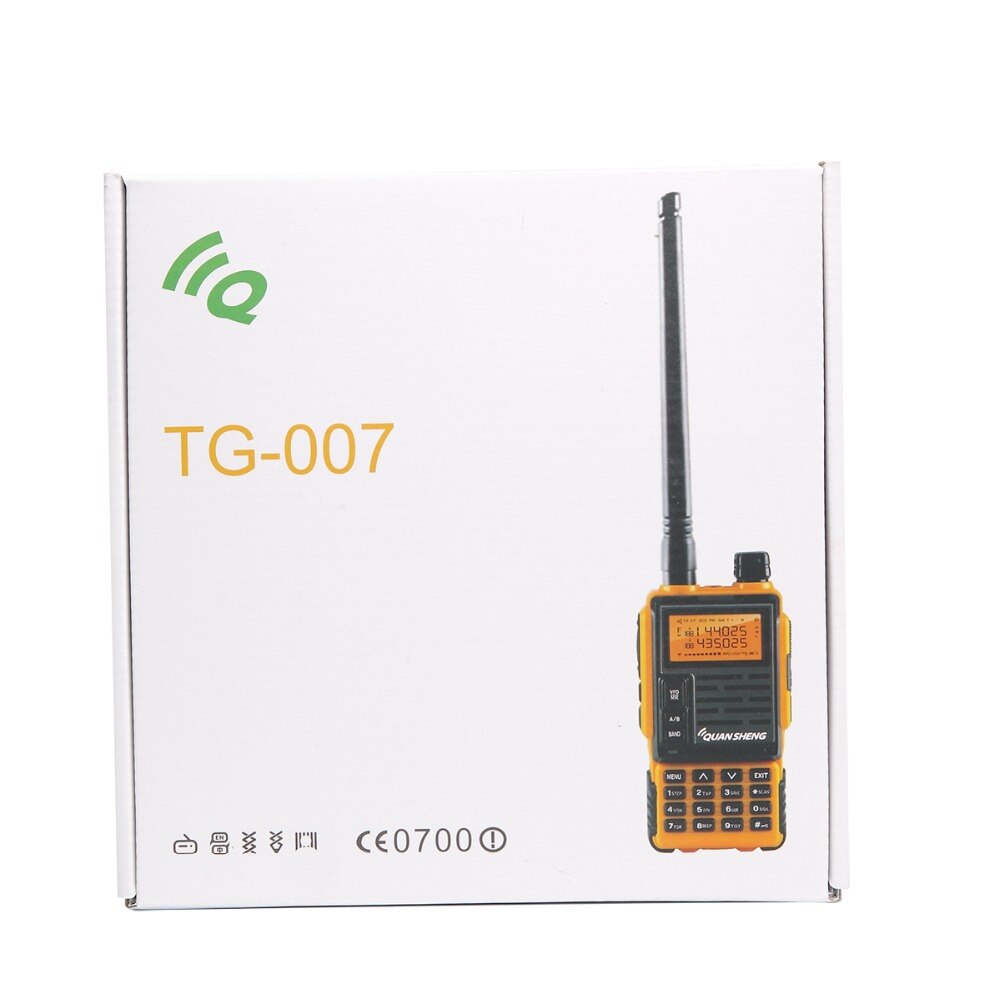 Quansheng TG-007 VHF UHF デュアルバンド DTMF FM 10 キロ長距離 128CH アマチュア無線トランシーバー姉妹 Quansheng TG-UV2 プラス UV-R50