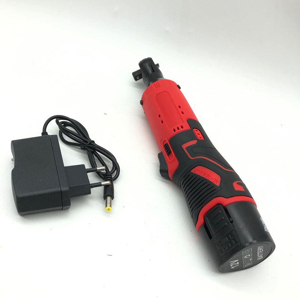 Electric Ratchet Angle Wrench 12V 45 NM Cordless Impact Wrenches 2000mAh Battery 230 RPM Brushless EU Plug Car Power Tools