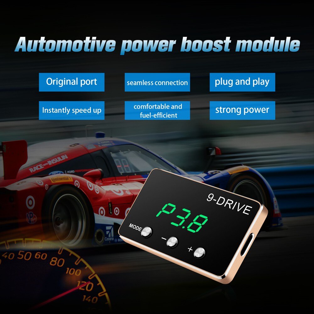 Car Electronic Accelerator Throttle Controller 9-Mode Throttle Controller Car Modification To Improve Power Auto Accessories