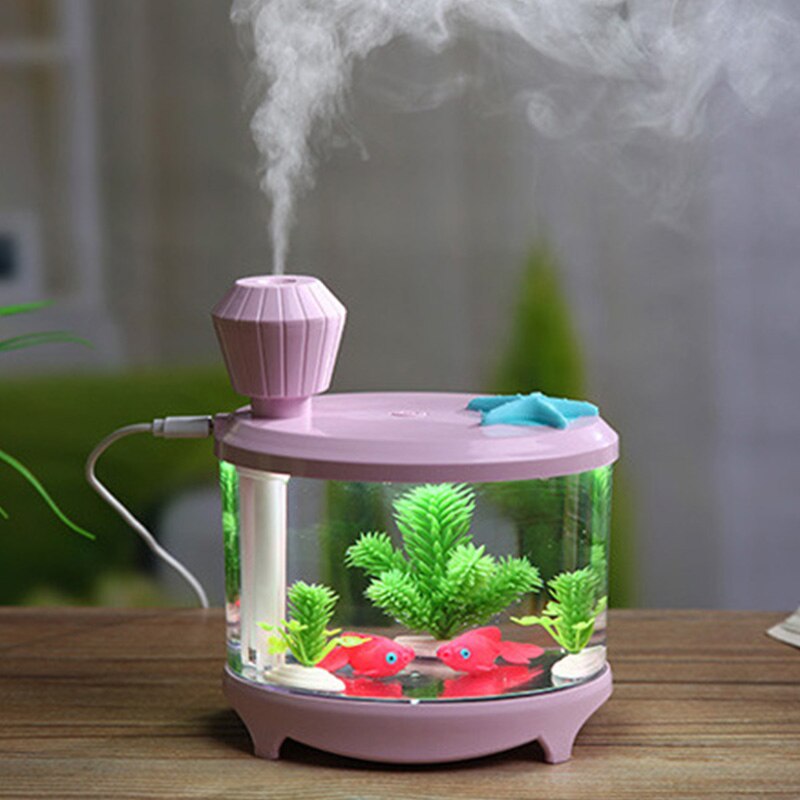 Cool Mist Humidifier, 460Ml Portable Humidifier, Ultrasonic Humidifiers for Bedroom Baby, Humidifying Unit with Whisper-Quiet Op