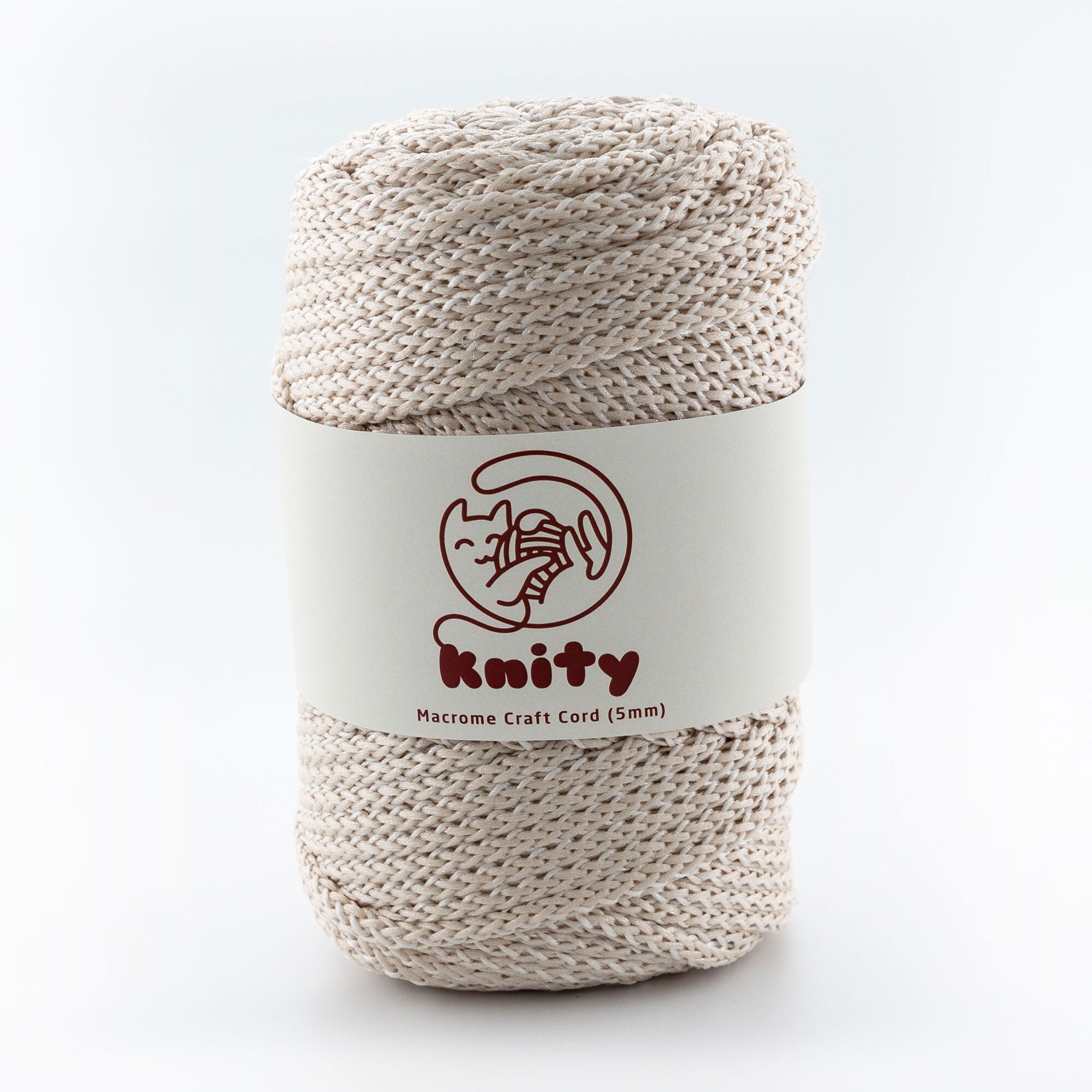 Knity Macrame Craft Cord 5mm Yarn 100m Fiber Crochet Knitting Braiding Knotting Weaving Chain Thread Handmade Rope Natural Braid: 102