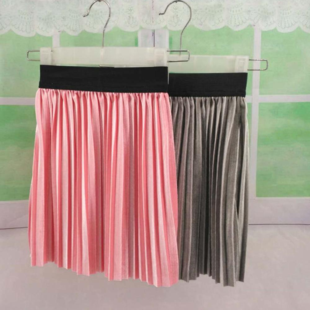 Jupes plissées en velours pour bébés filles | Jupes décontractées et longues pour enfants, jupes Tutu élastiques et longues de 3-5ans