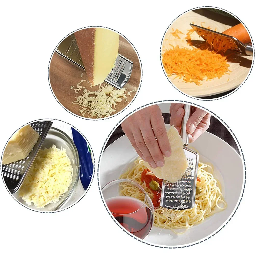 Hand-Käsereibe aus Edelstahl, Mehrzweck-Küchen-Lebensmittelreiben für Schokolade, Butter, Obst, Gemüse, Küchenartikel