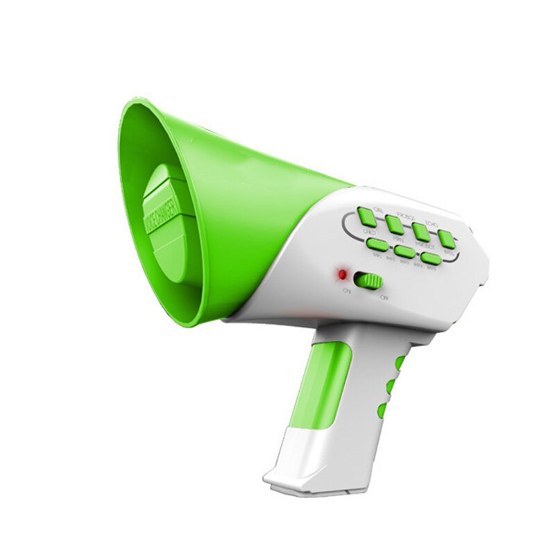 Hand Held Mini Voice Changer Megafoon Luidspreker Funnys Lastig Speelgoed Voor Kids Party Favor Lbv: green