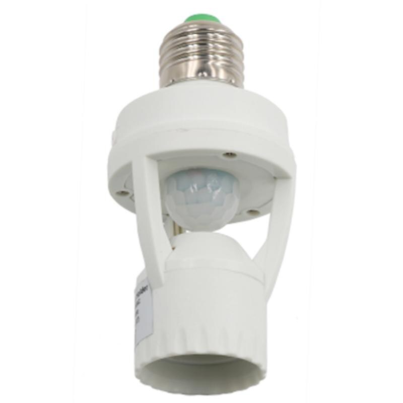 PIR Motion Sensor Socket Socket E27 Converter 110-240V Lamp Base met PIR Motion Sensor Ampul LED E27 lamp Base Lamp Schakelaar