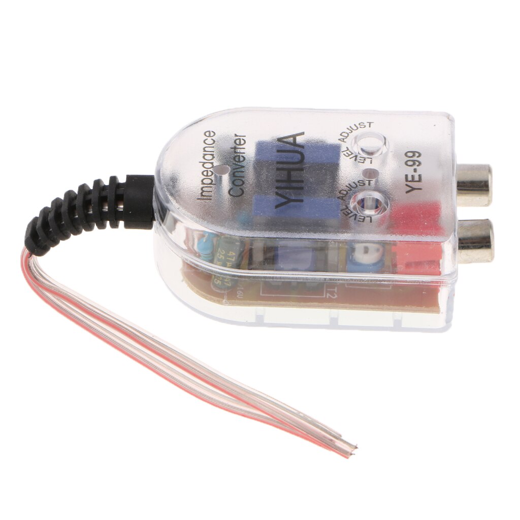 2 Channel Adjustable Lineout Converter Hi-low Line Out Converter Adapter