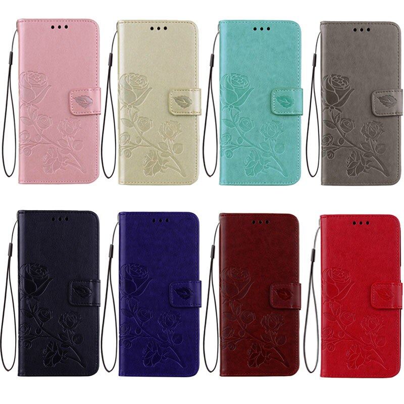 Xiaomi Redmi 3 S Case Leather Case Back Cover Voor Xiaomi Redmi 3 S PRO Rose Bloem Telefoon Gevallen redmi 3 PRO 3 S Cover