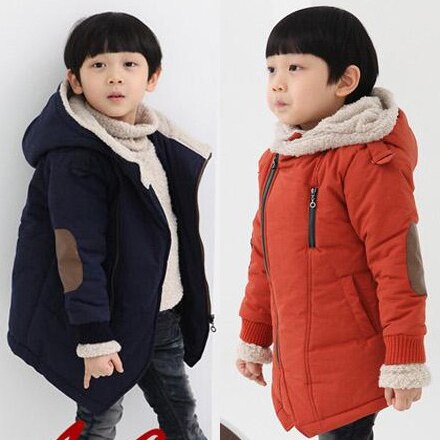Kind Gewatteerd Jas Kinderkleding Dikker Katoen Gevoerde Bovenkleding Patchwork Baby Kleding Kids Winter Kleding Snowsuit