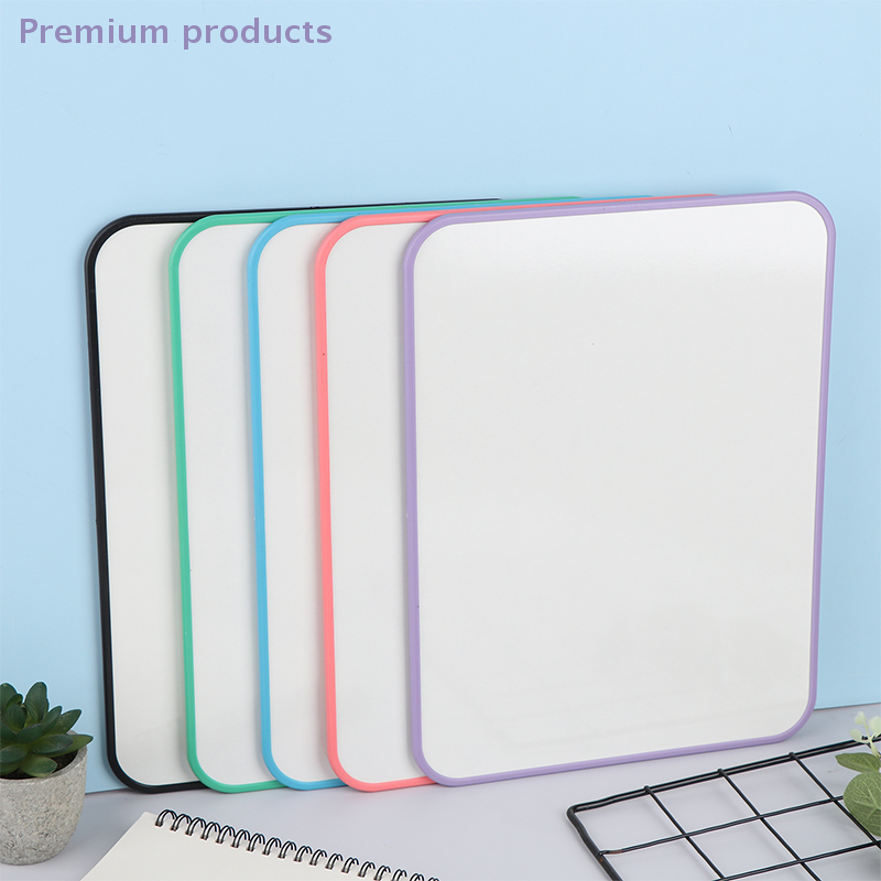 1PC Multi-color Uitwisbare Schrijfbord Studeerkamer Desktop Tekentafel Onderwijs Dubbelzijdig Klein Whiteboard Handschriftbord