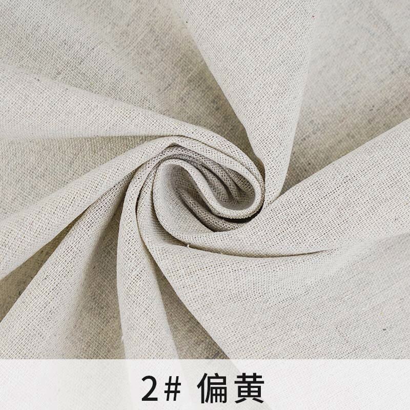 Najlepiej sprzedająca się surowa tkanina eko len szorstka solidna poliestrowa tkanina bawełniana robić szycia worek robić przechowywania i poszewka na poduszkę w tle: 2 / 45X45cm mały kawałek
